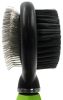 Pet Life Flex Series 2-in-1 Dual-Sided Slicker and Bristle Grooming Pet Brush